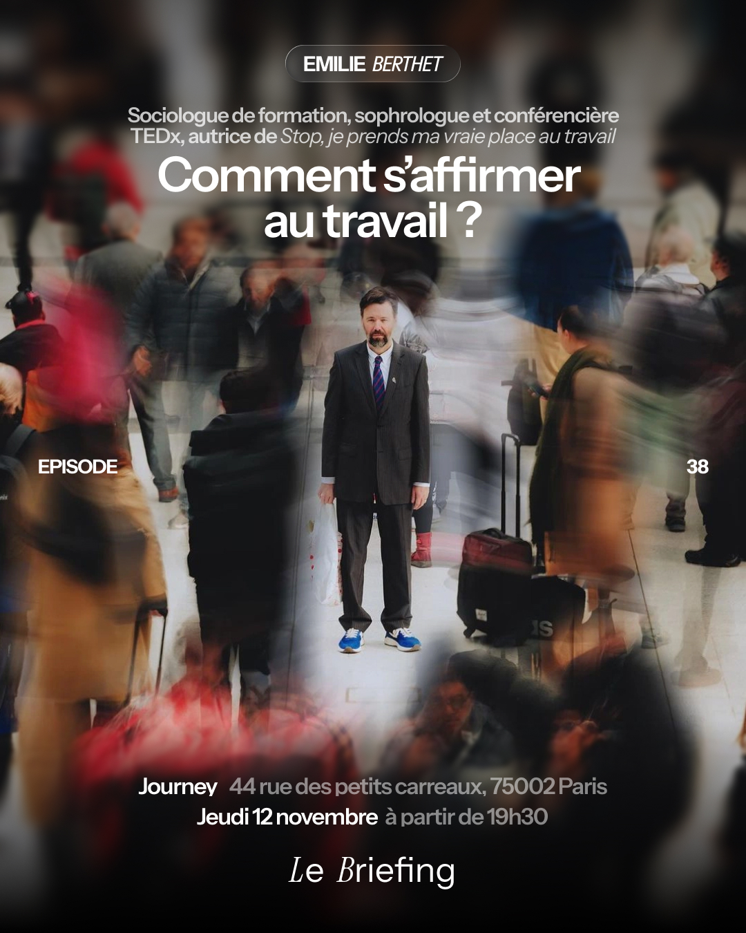 Affiche — Comment s’affirmer au travail ?, avec Émilie Berthet