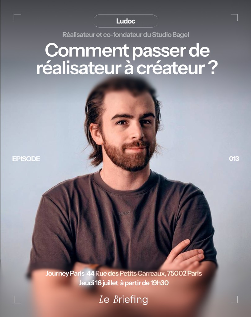 Affiche — Comment passer de réalisateur à créateur ?, avec Ludoc
