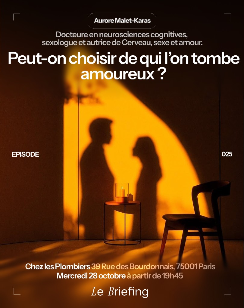 Affiche — Peut-on choisir de qui l’on tombe amoureux ?, avec Aurore Malet-Karas